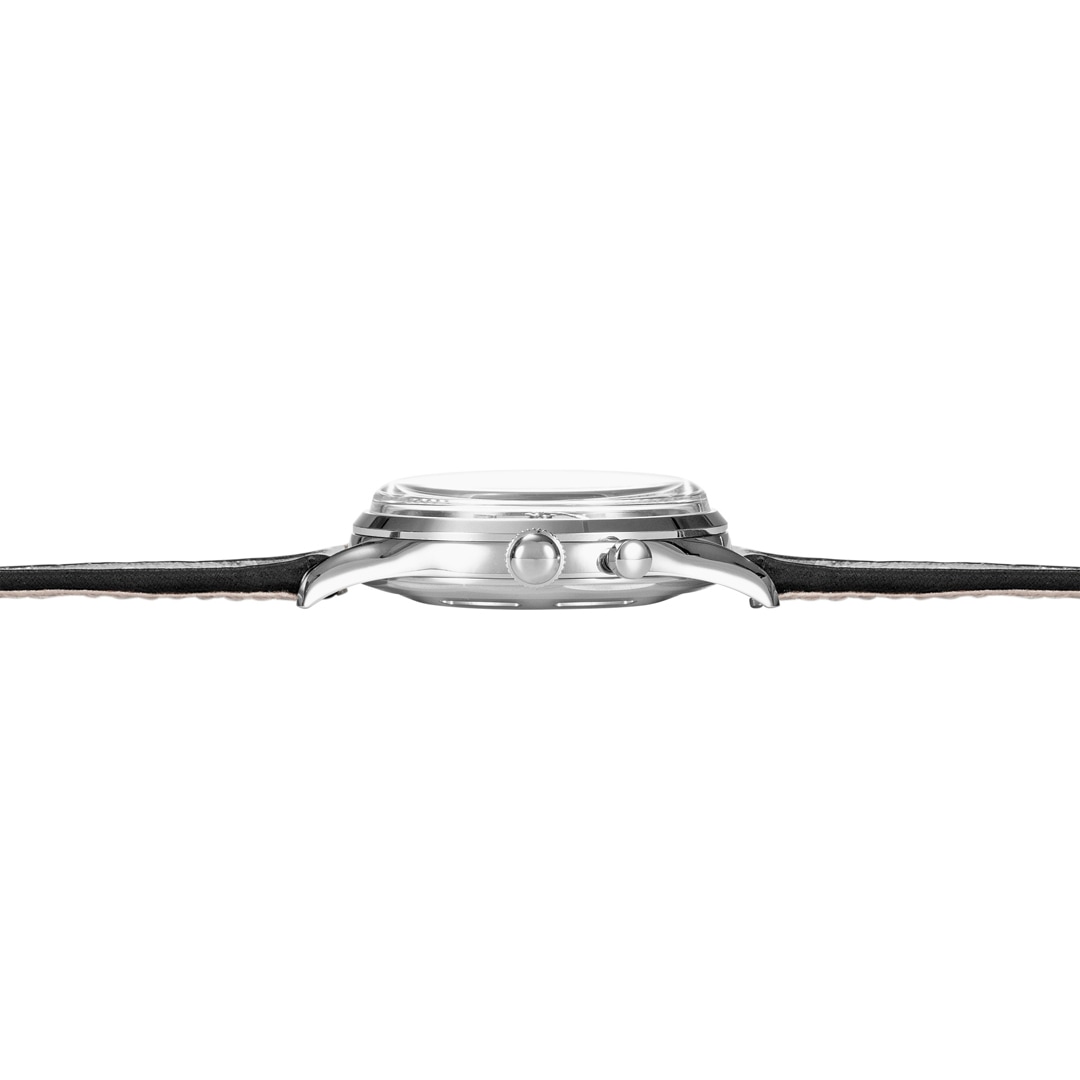 Vulcain Cricket President 36mm Silver Steel Caseback