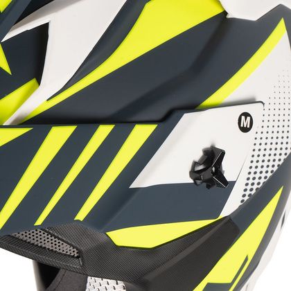 Casque cross O'Neal 2 SRS - SPYDE 2.0 - BLUE WHITE NEON YELLOW MATT 2022 - Bleu / Jaune