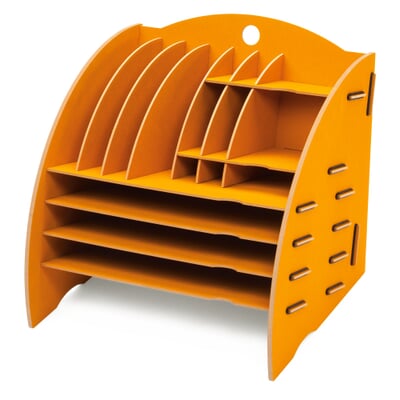 Werkhaus Organisator groß, Gelb