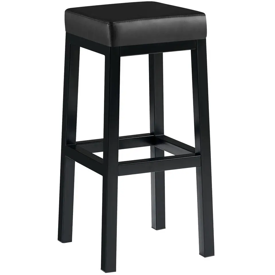 CLP Barkruk Taylor B85 zwart Frame - Kunstleer - zwart