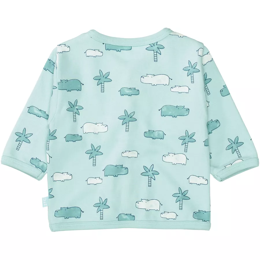 Staccato Sweatjacke pastel mint gemustert