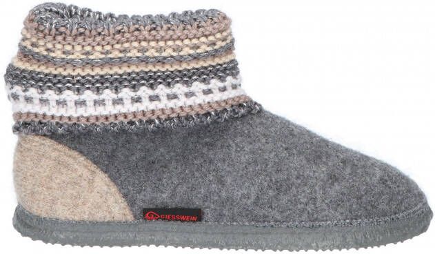 Giesswein Sloffen Vrouwen grijs beige wit