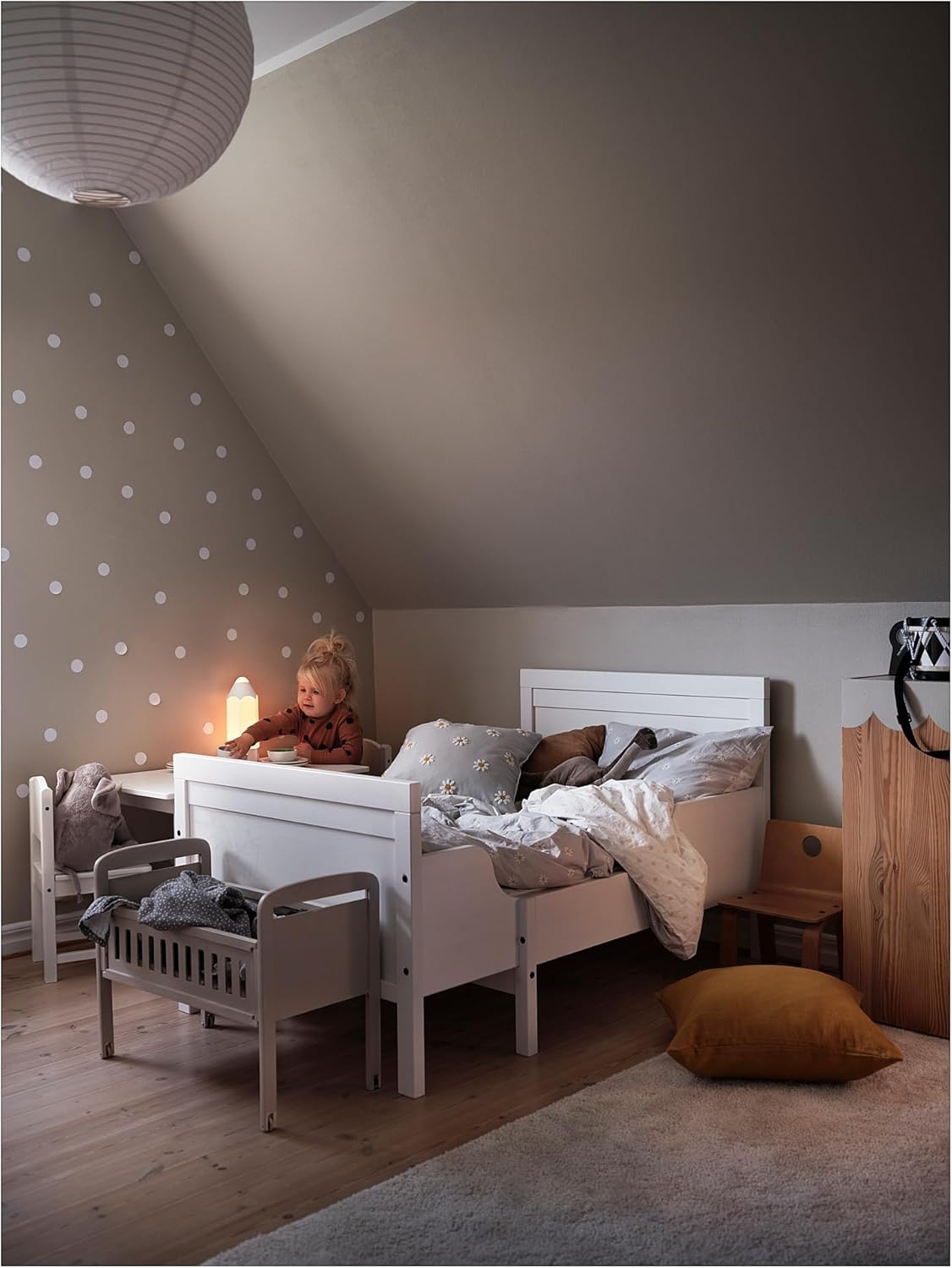IKEA SUNDVIK ext Bettgestell mit Lattenrost 80x200 cm Weiß