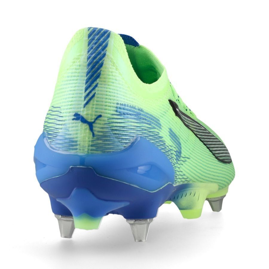 PUMA Ultra 5 Ultimate SG Lights Out - Fizzy Apple/Blanc/Bleu