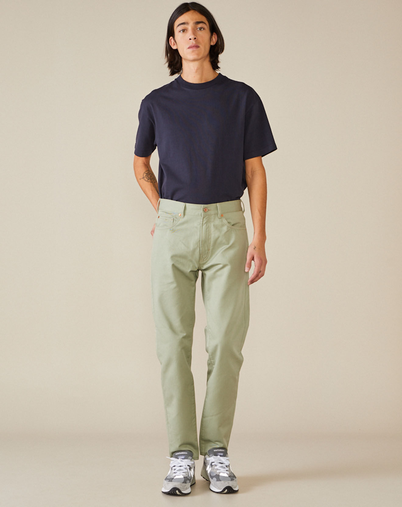 Bellerose Jean Slim Pegg vert d'eau