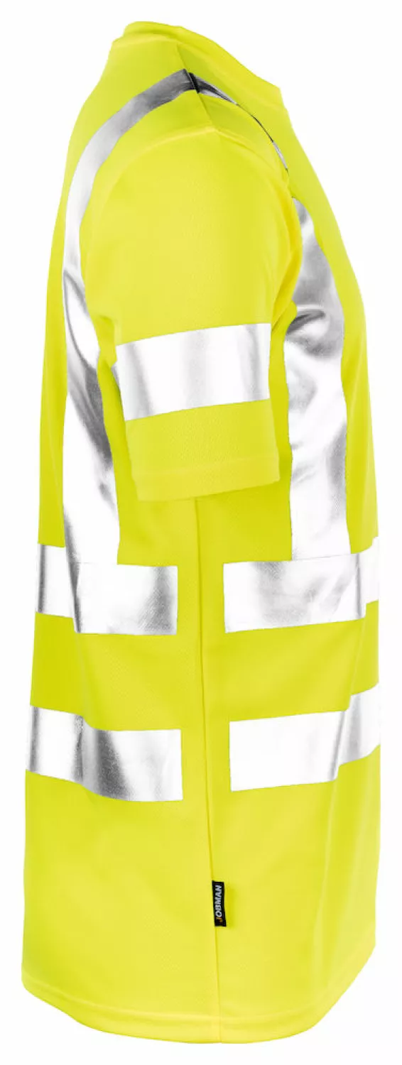 Jobman 5591 Hi-vis veiligheidsshirt - geel - maat M