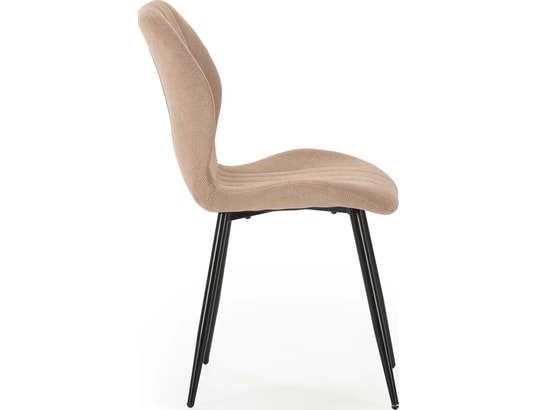CONCEPT1 - Chaise Lot de 4 C. Milu saumon