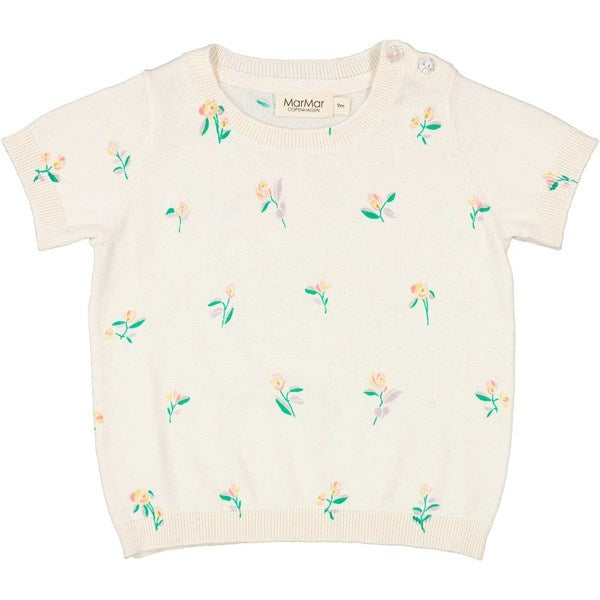 Flower Tano B Strik T-shirt - MarMar → Luksusbaby.dk