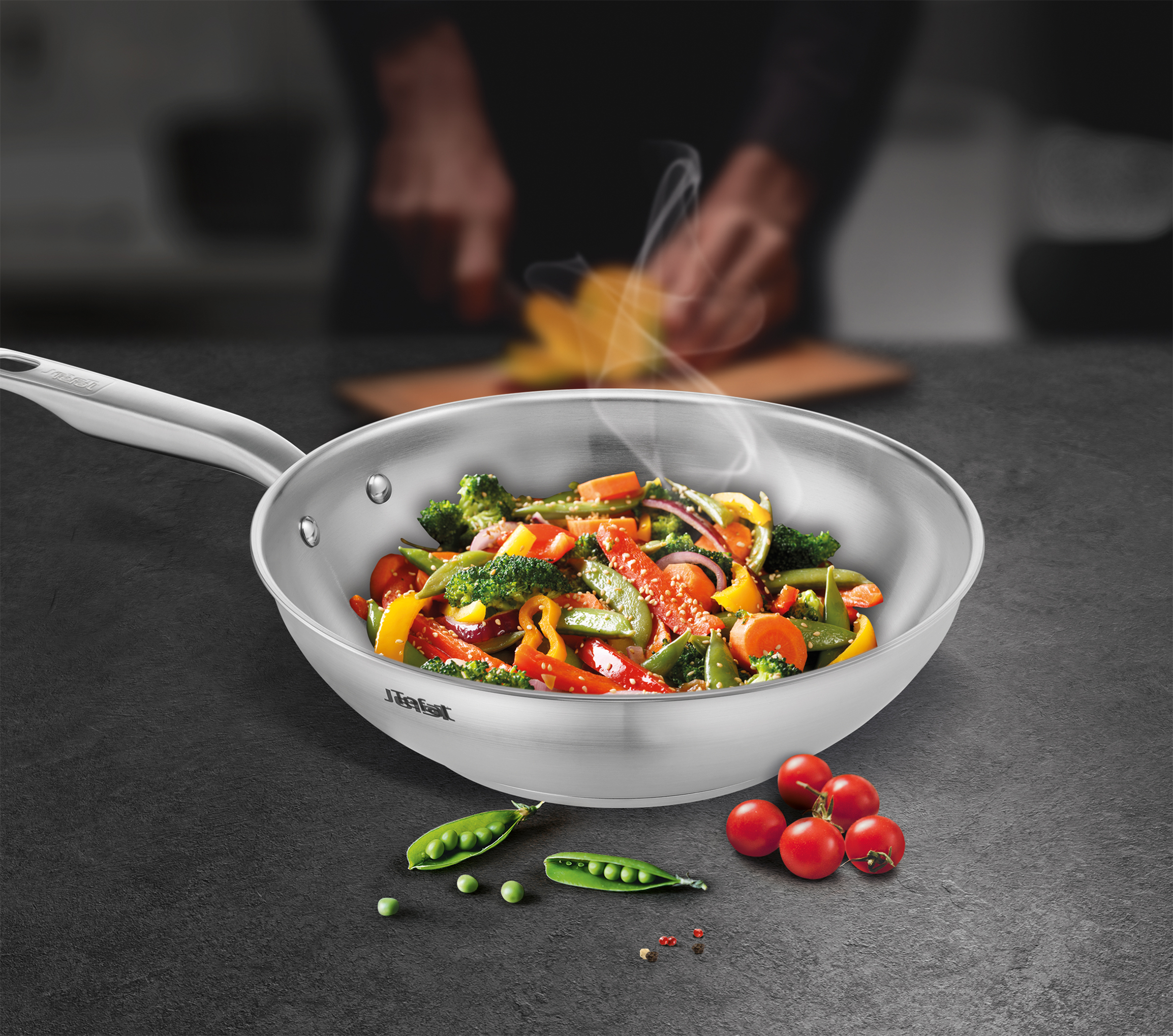 Virtuoso wokpan 28 cm - inductie