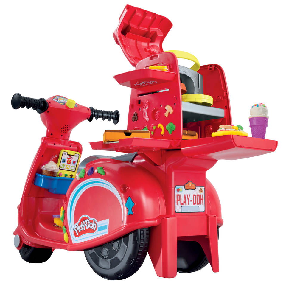 Play-Doh pizzabezorgscooter kleiset