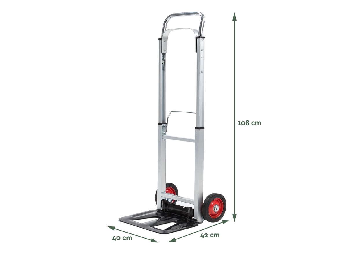 BRASQ 90 kg inklapbare steekwagen - Grey