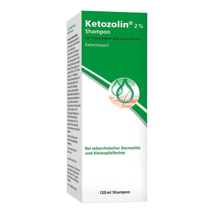 Ketozolin 2 % Shampoo, 120 ml