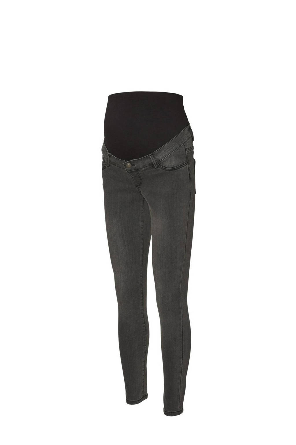 VERO MODA MATERNITY skinny zwangerschapsjeans VMMTANYA dark grey denim