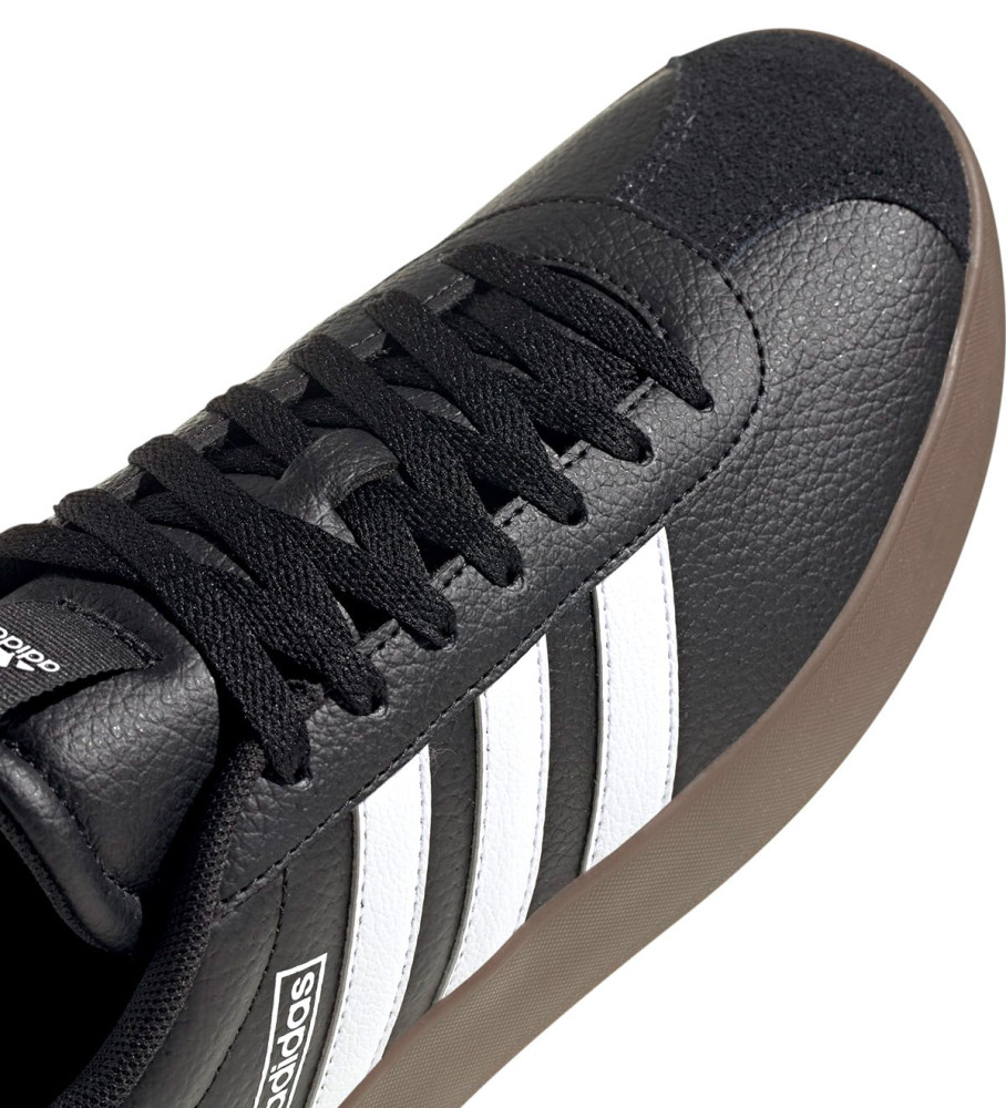Tênis adidas Vl Court 3.0 de couro preto