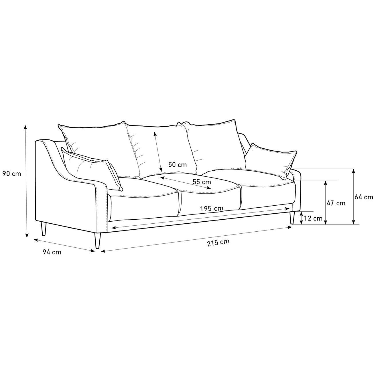 Mazzini Sofas Canapé 3 places convertible avec coffre Freesia velours vert bouteille - 215x94x90 cm