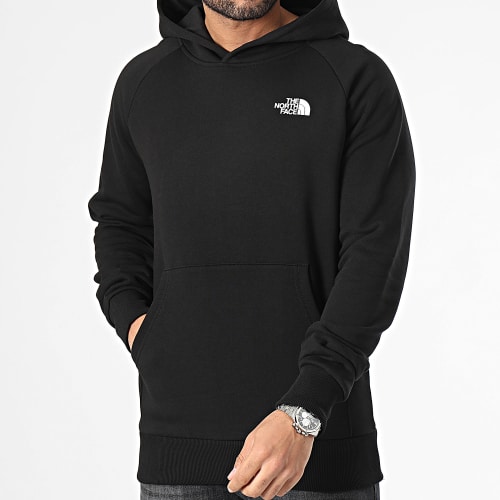 Sweat Capuche Raglan Red Box A2ZWU Noir