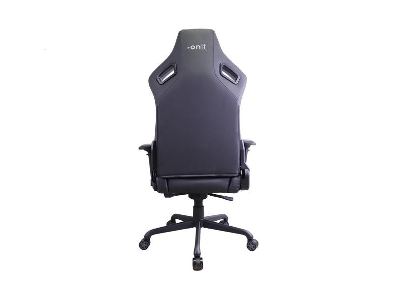 onit Gaming-Stuhl Premium Schwarz/Grau Ergonomischer Stuhl für lange Gaming-Sessions und Arbeitstage