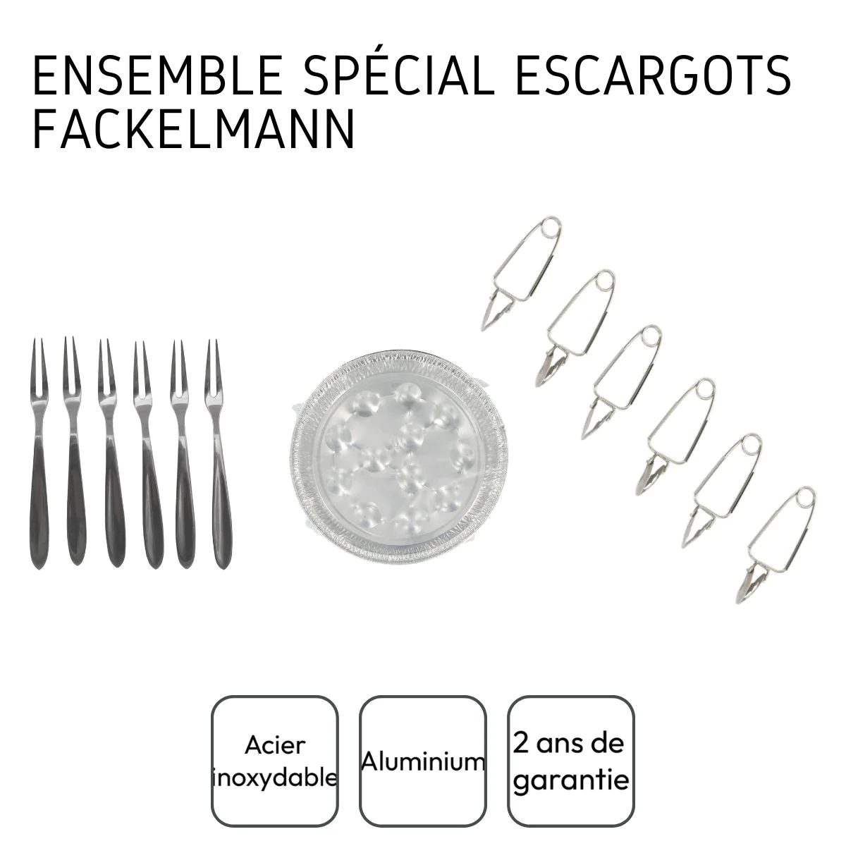 Ensemble spécial escargots Fackelmann