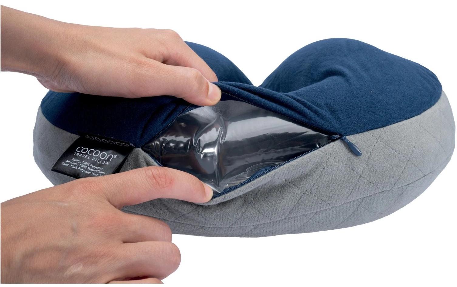 U-shaped Neck Pillow Dunkelblau/GrauSuperleichtes Nackenkissen