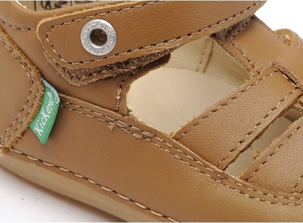 Kickers nu pieds bebe sushy marron