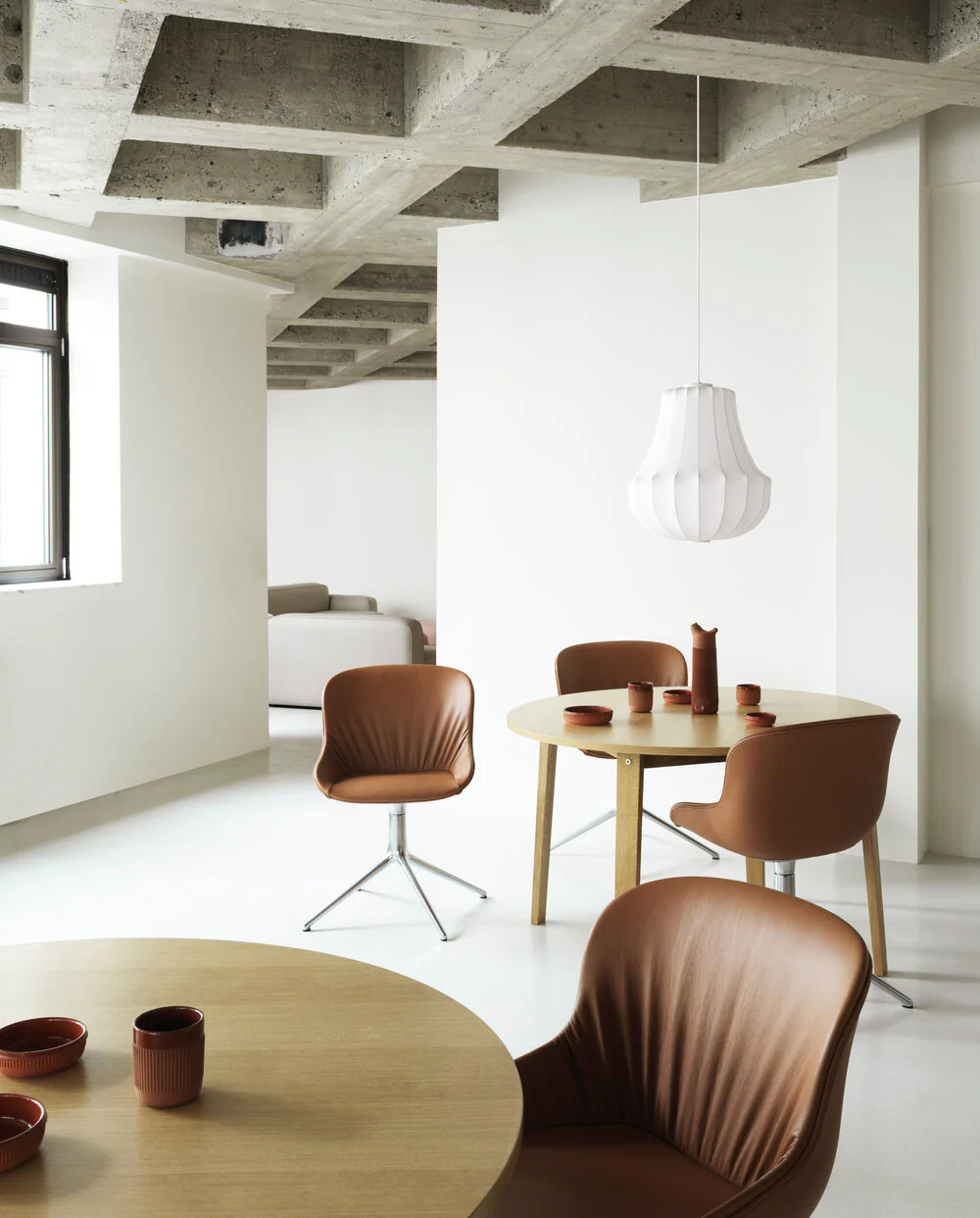 Normann Copenhagen  Phantom lampe eu small, Hvid - H: 47 x Ø: 45 cm