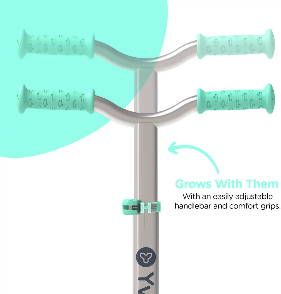 YVOLUTION GLIDER AIR VERT - TROTTINETTE 3 ROUES LUMINEUSES