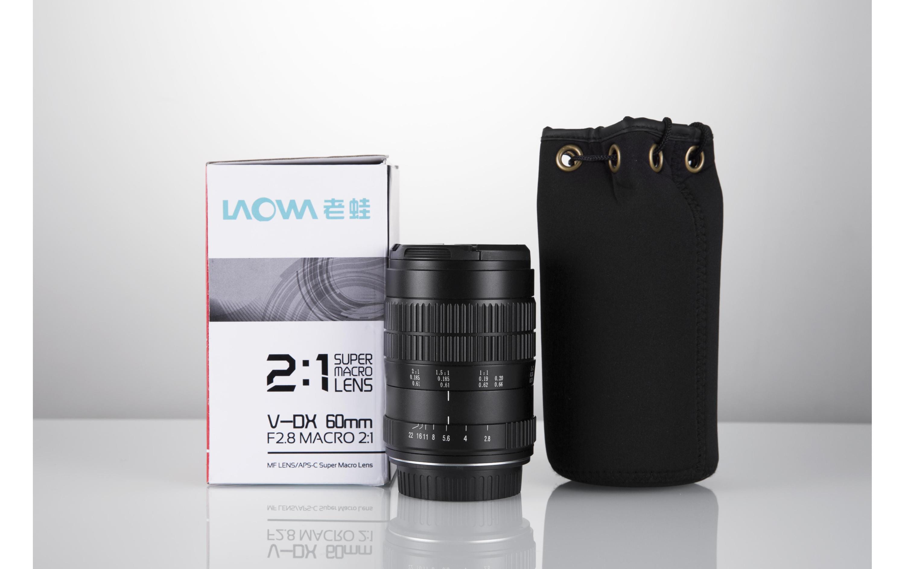 Festbrennweite 60 mm F/2.8 2x Ultra Macro – Canon EF<br>Hochwertiges Makroobjektiv mit Canon EF-Mount