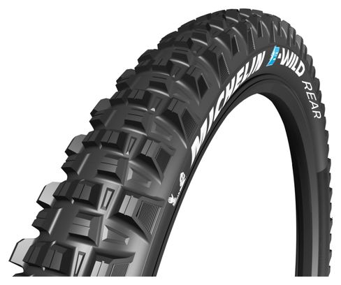 Pneu VTT Arrière Michelin E-Wild Rear 27.5'' Plus Tubeless Ready Souple Compétition Line Gum-X - Produit Reconditionné