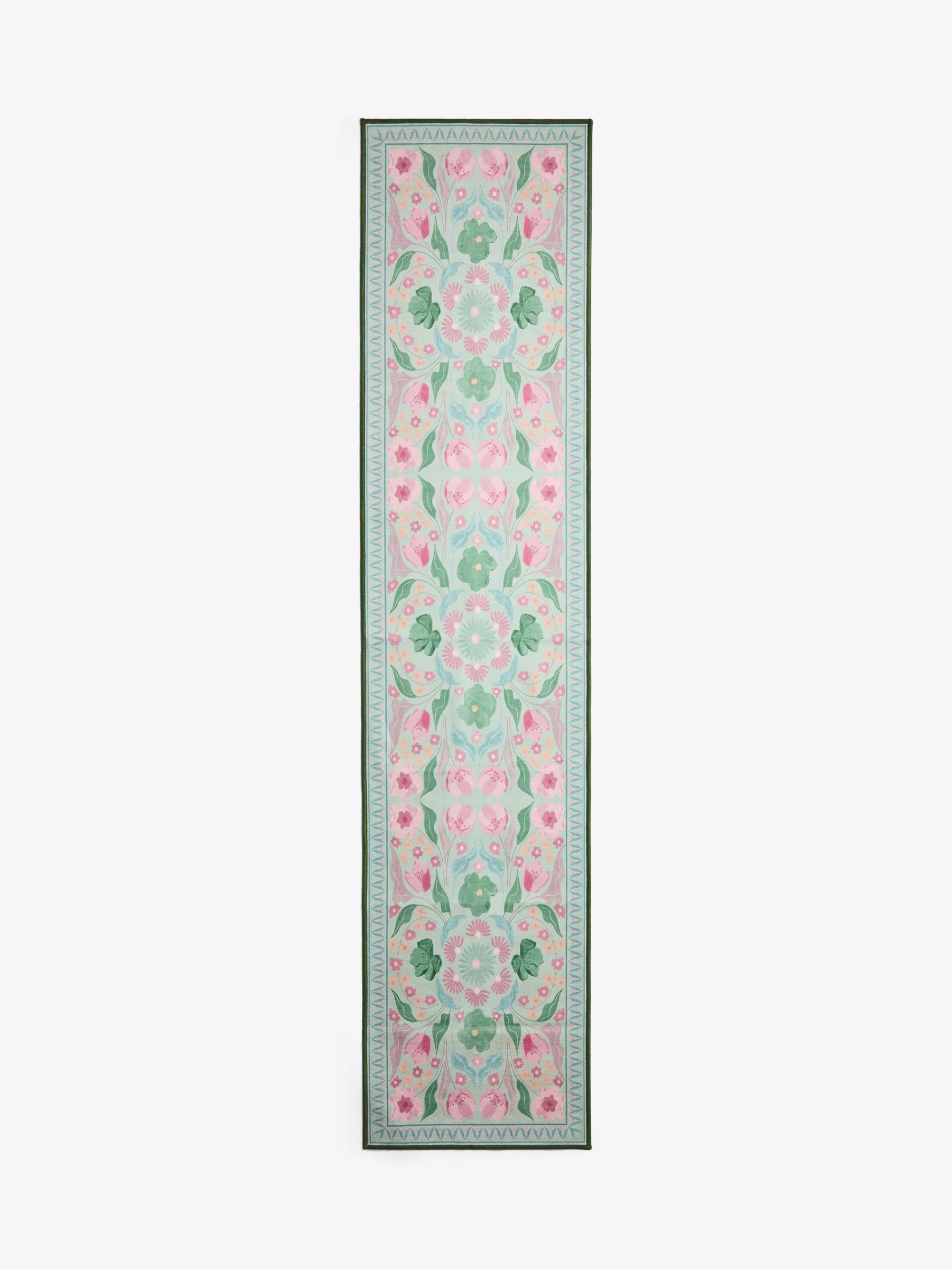 Washable Bettie Floral Print Runner