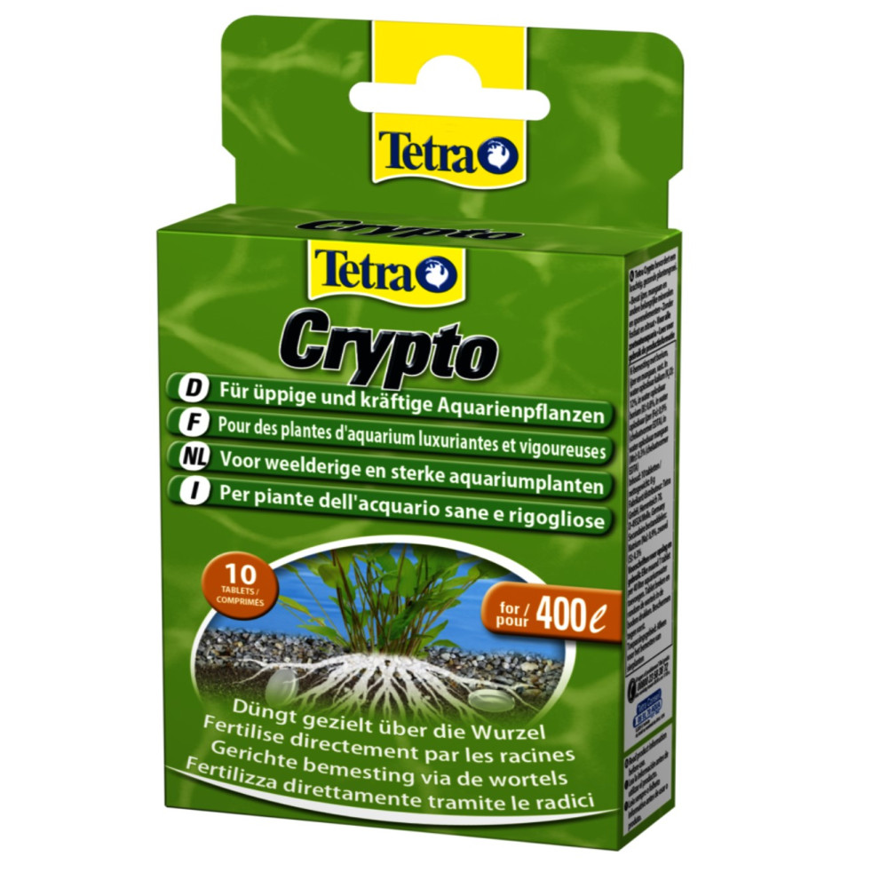 Crypto fertilisant pour plante d'aquarium 10 comprimés