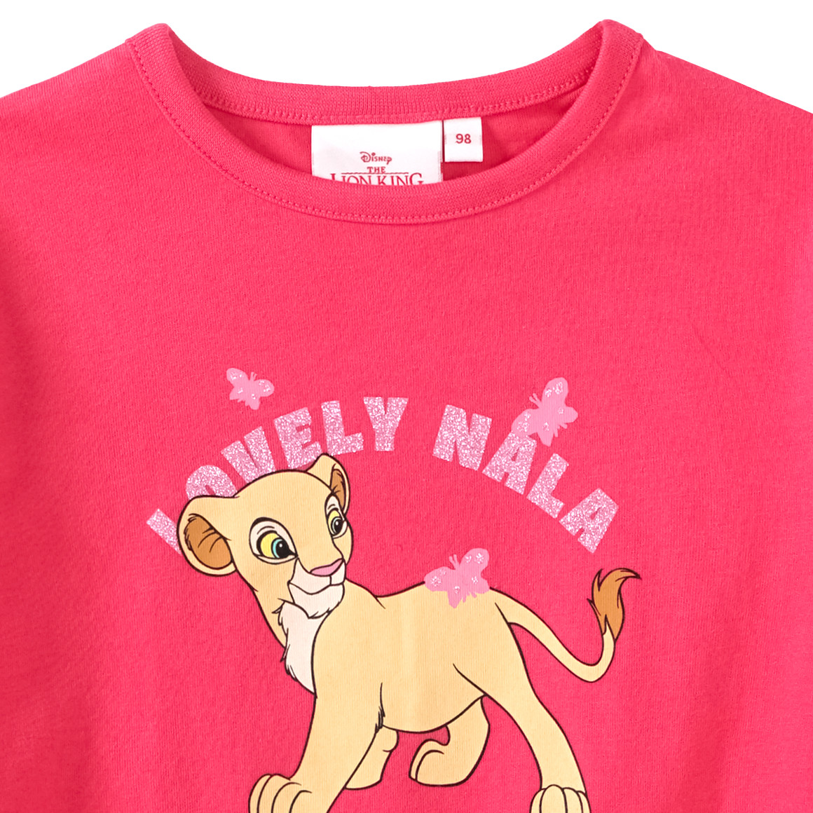 Topolino Der König der Löwen Langarmshirt mit Nala pink