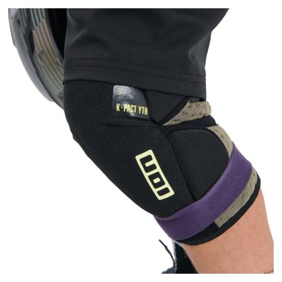 Genouillères VTT ION K-Pact NoirMarron Enfants
