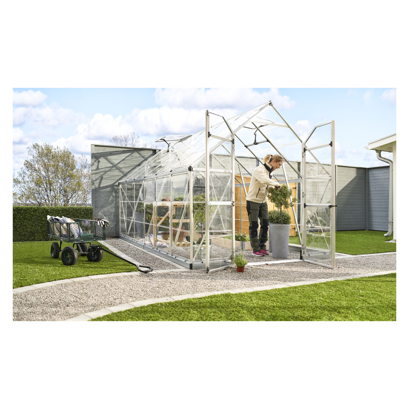 Drivhus 8,95 m² 367x244x229 cm