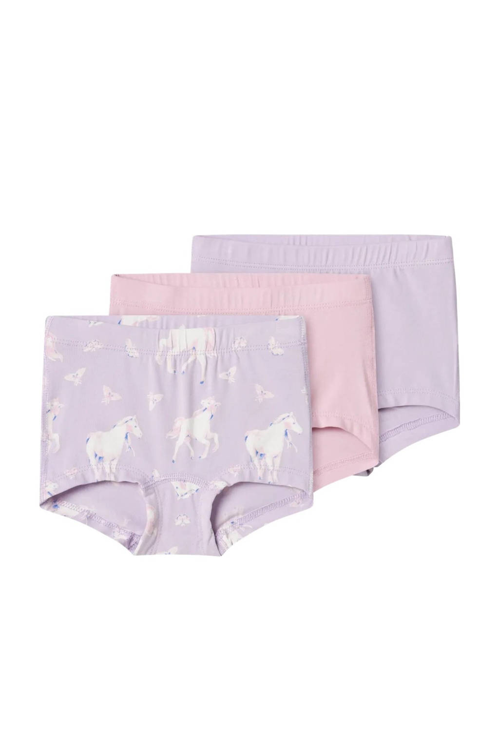 hipster NMFTIGHTS- set van 3 lila/roze