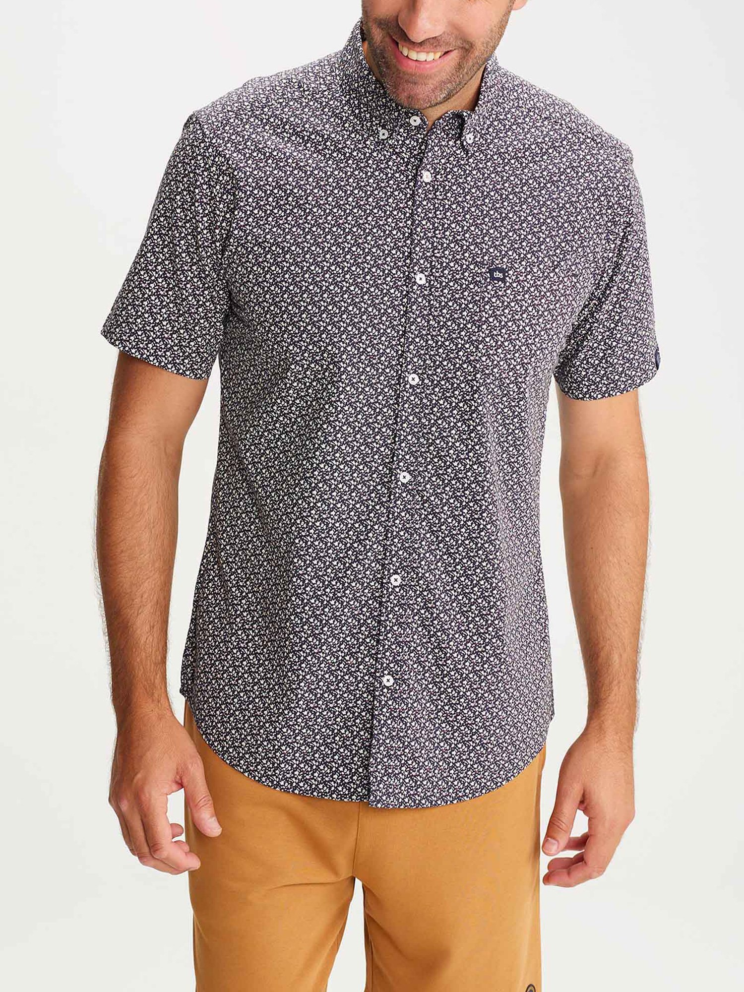 Chemise Homme A Motif Marine