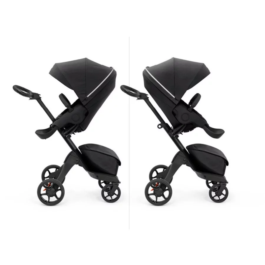 STOKKE® Kombikinderwagen Xplory® X inklusive Tragewanne Rich Black
