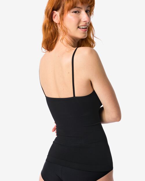 débardeur légèrement correcteur avec bambou noir