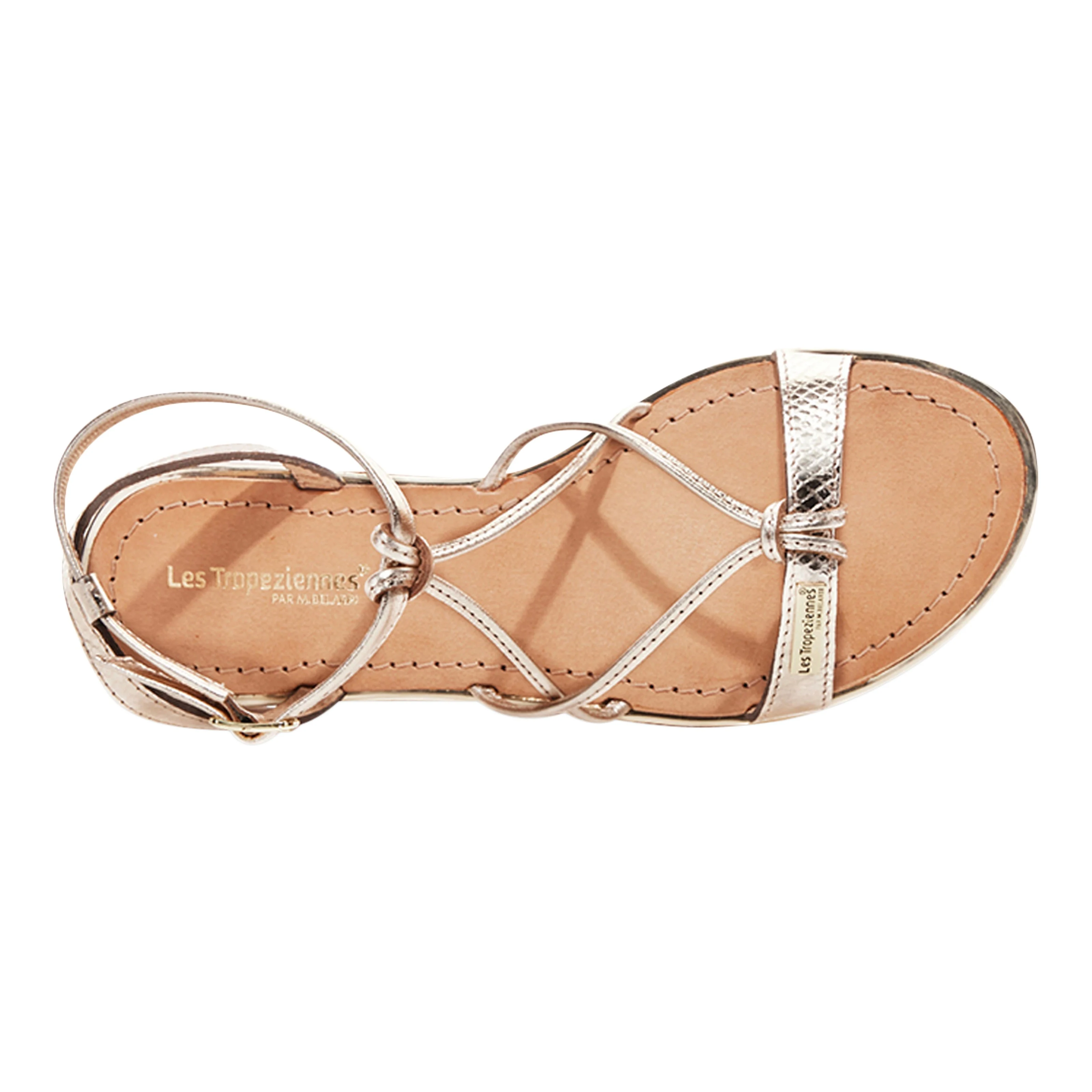 Sandales cuirpar m. Belarbi hirondel | Doré