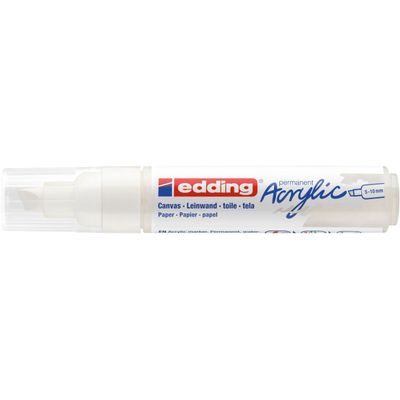 Edding 5000 - Marqueur acrylique - blanc