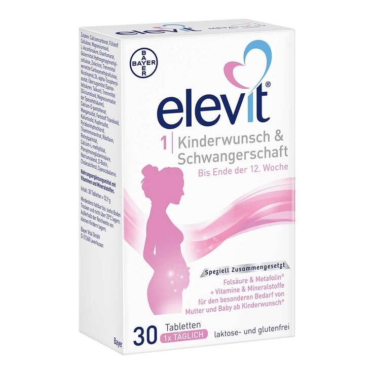 Elevit 1 Kinderwunsch & Schwangerschaft Tabletten, 30 St