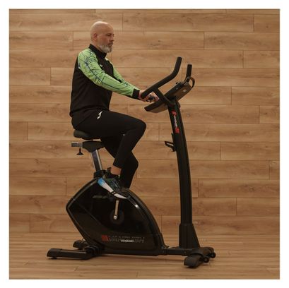 Vélo d'appartement BH Vanquish Multimedia - Kinomap et Zwift - roue d'inertie 14kg - moniteur multimedia