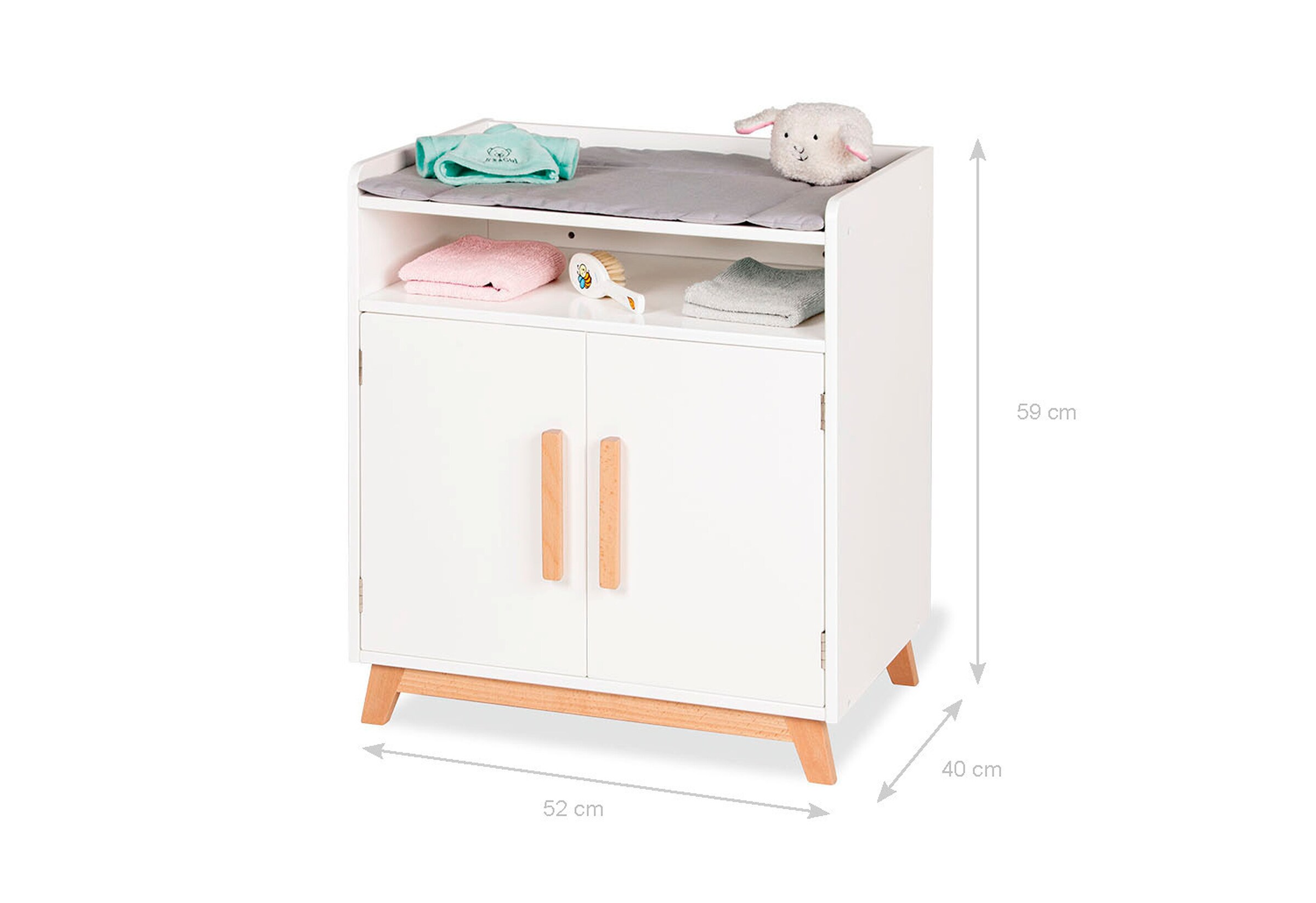 Pinolino Puppenwickeltisch „Marit”, 2-tlg.