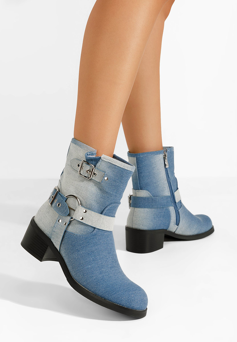 Bottines femme denim Pamira