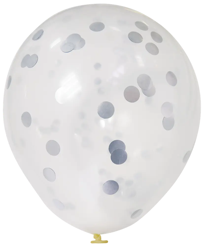 Konfettiballon Ø30 cm 5-pak