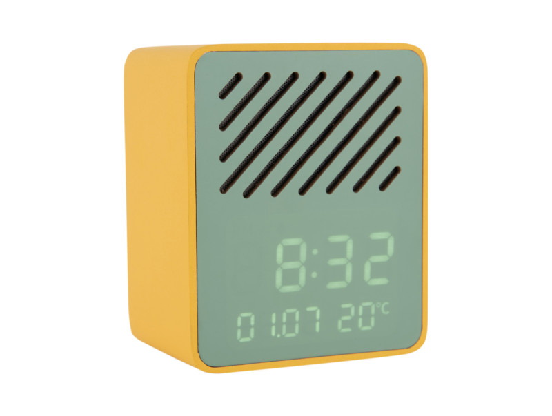 Alarm Clock Funky Vibes Blue Tooth Speaker KA6060OR Bright orange & purple