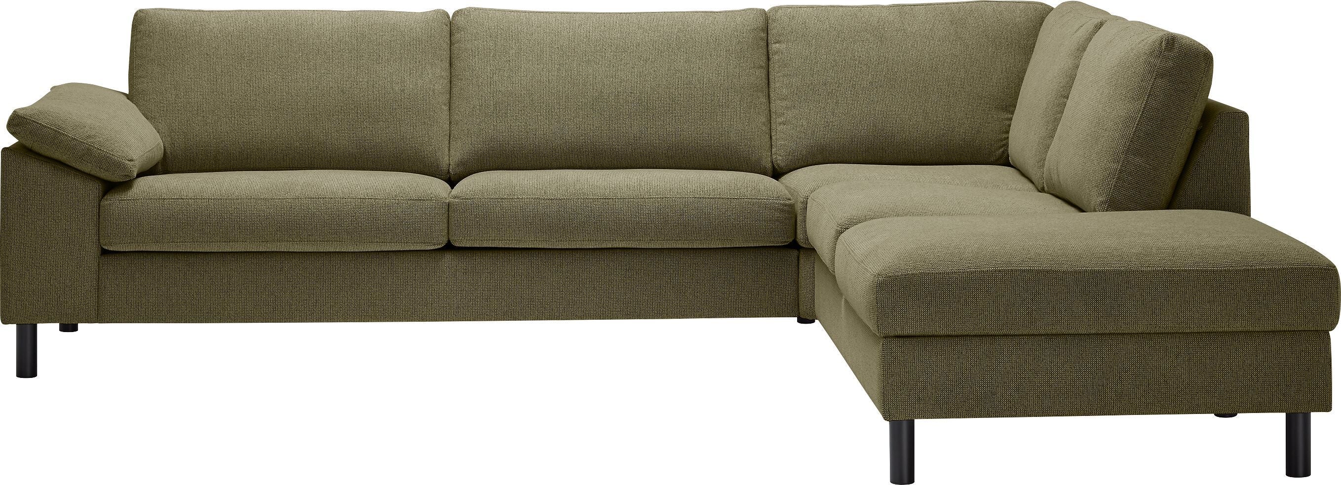DIENER Ecksofa - Grün / B: 277.0 cm x T: 225.0 cm x H: 81.0 cm