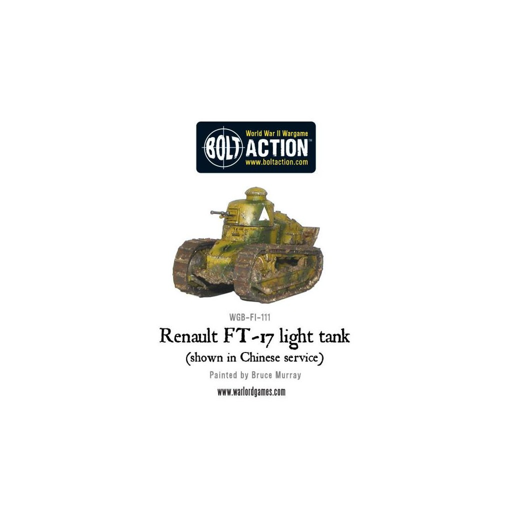 Bolt Action - French - Renault FT-17 Light Tank