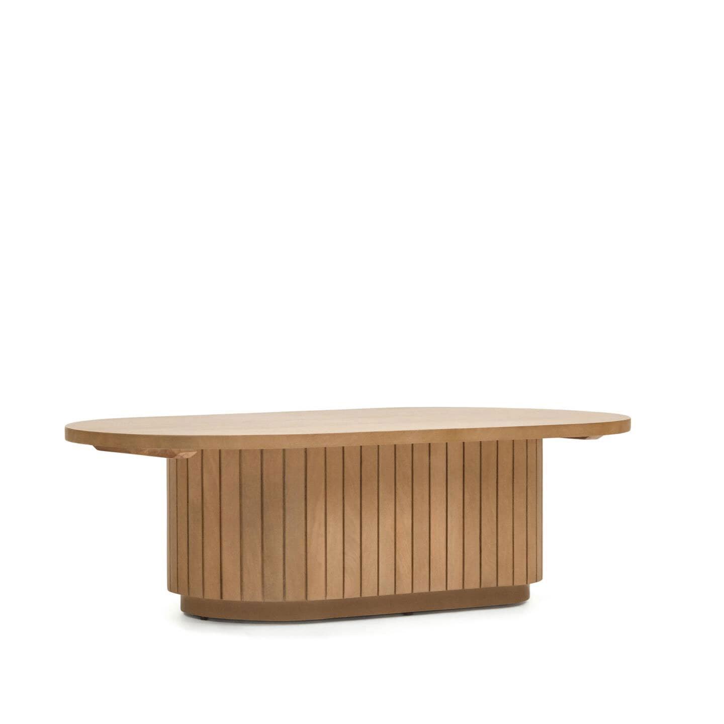 Kave Home Couchtisch LICIA oval 120 x 60 cm natur