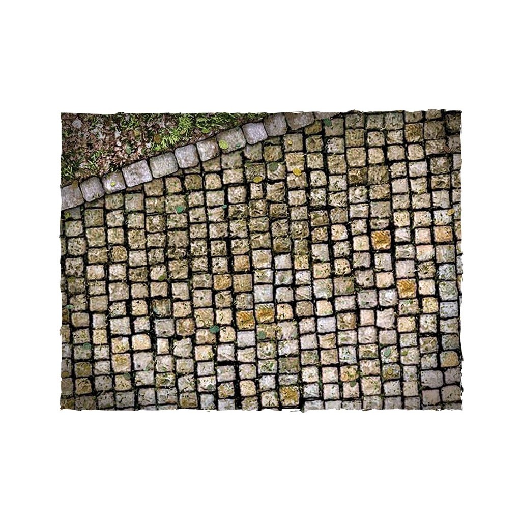 Terrain Mat PVC - Cobblestone Streets - 120x180