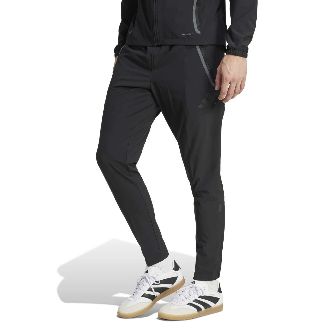 Adidas Real Madrid Vis Tech Trainingsbroek 2024-2025 Zwart
